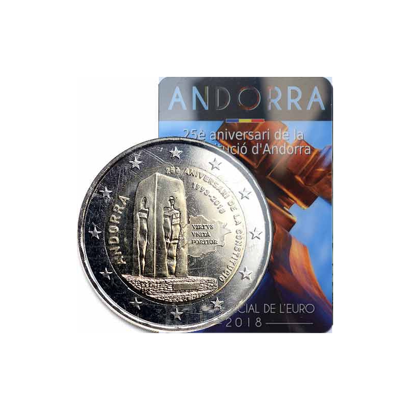 2 Euro  Andorra 2018 - Ústava Andorry
