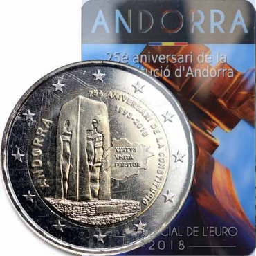 2 Euro  Andorra 2018 - Ústava Andorry