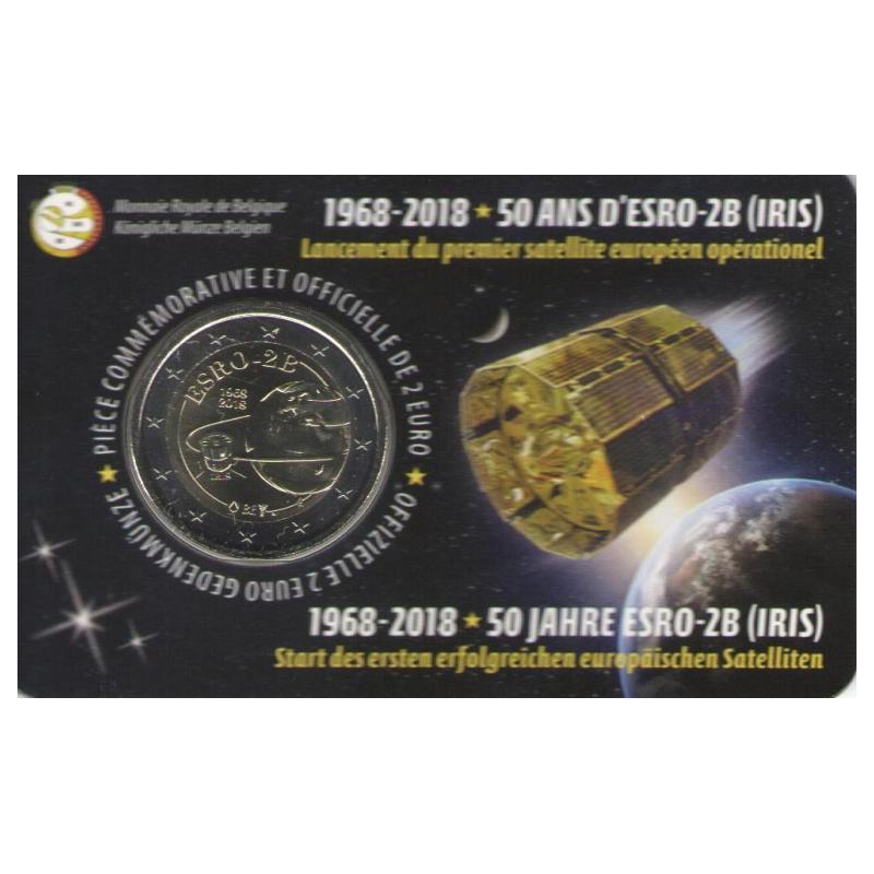 2 Euro Belgicko 2018 - Družica ESRO