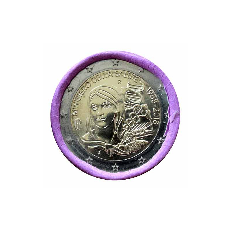 2 Euro Taliansko 2018 - Ministerstvo zdravotníctva