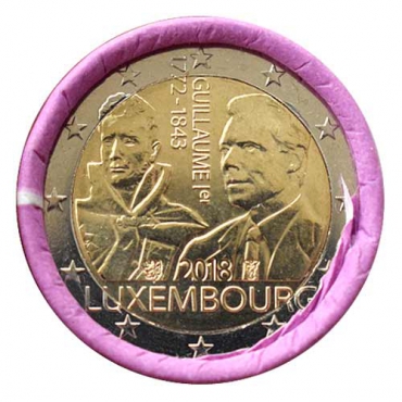 2 Euro / 2018 - Luxembourg - Guillaume I.