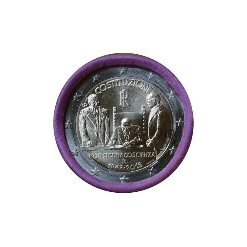 2 Euro / 2018 - Italy - Constitution