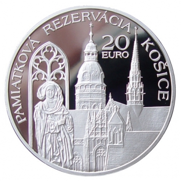 20 Euro / 2013 - Historical Preservation Area of Kosice - Proof