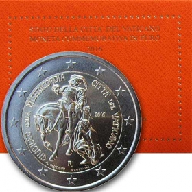 2 Euro / 2016 - Vatikán - Svätý rok milosrdenstva