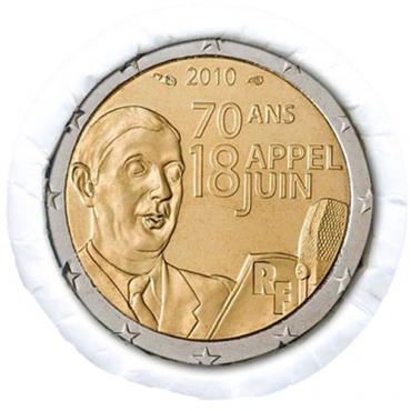 2 Euro / 2010 - France - Charles de Gaulle