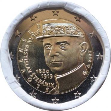 2 Euro / 2019 - Slovakia - M.R.Stefanik - 100th anniversary of death