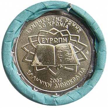 2 Euro Grécko 2007 - Rímska zmluva