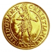 Zlatá replika mince Kristián IV. (1-dukát) - Košický zlatý poklad