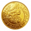 Zlatá replika mince Leopold I. (1-dukát) - Košický zlatý poklad