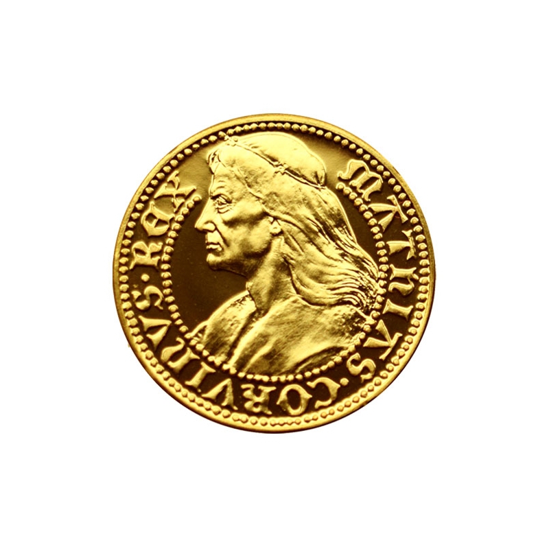 Medaila Matej I. - Korvín (1-dukát)