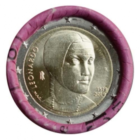 2 Euro / 2019 - Taliansko - Leonardo Da Vinci - Dáma s hranostajom