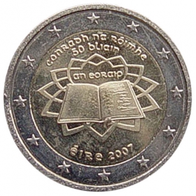 2 Euro Írsko 2007 - Rímska zmluva