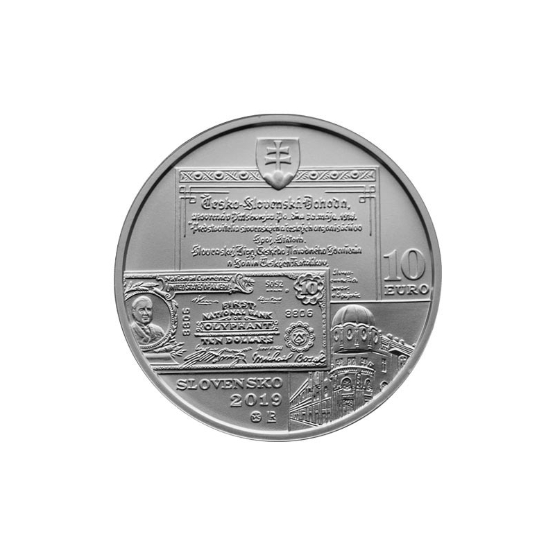 10 Euro / 2019 - Michal Bosák - 150. výročie narodenia - bežná kvalita