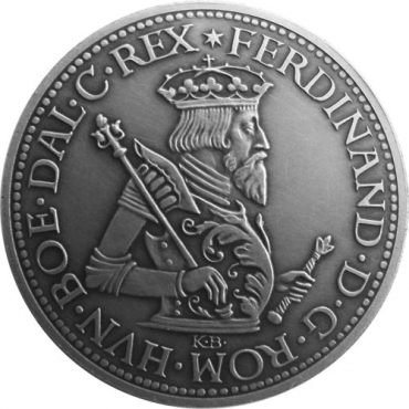 Silver miniature tolar - Ferdinand I.