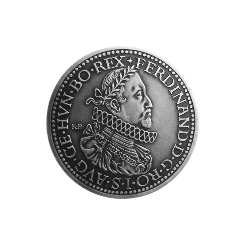 Strieborná miniatúra toliaru - Ferdinand II.