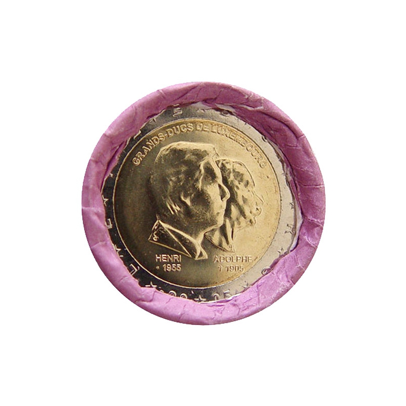 2 Euro Luxembursko 2005 - Veľkovojvoda Henri a Adolphe
