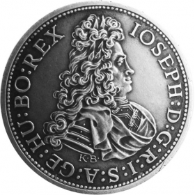 Silver miniature tolar - Jozef I.