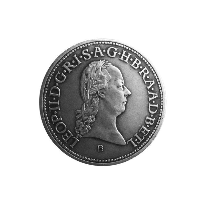 Silver miniature tolar - Leopold II.