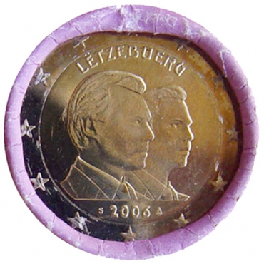 2 Euro Luxembursko 2006 - 25. narodeniny Guillauma