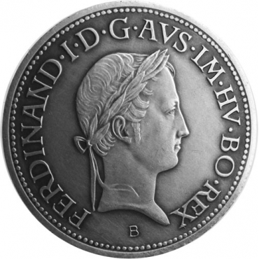 Silver miniature tolar - Ferdinand I.-V.