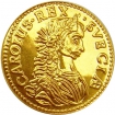 Zlatá replika mince Karol XI. (1-dukát) - Košický zlatý poklad