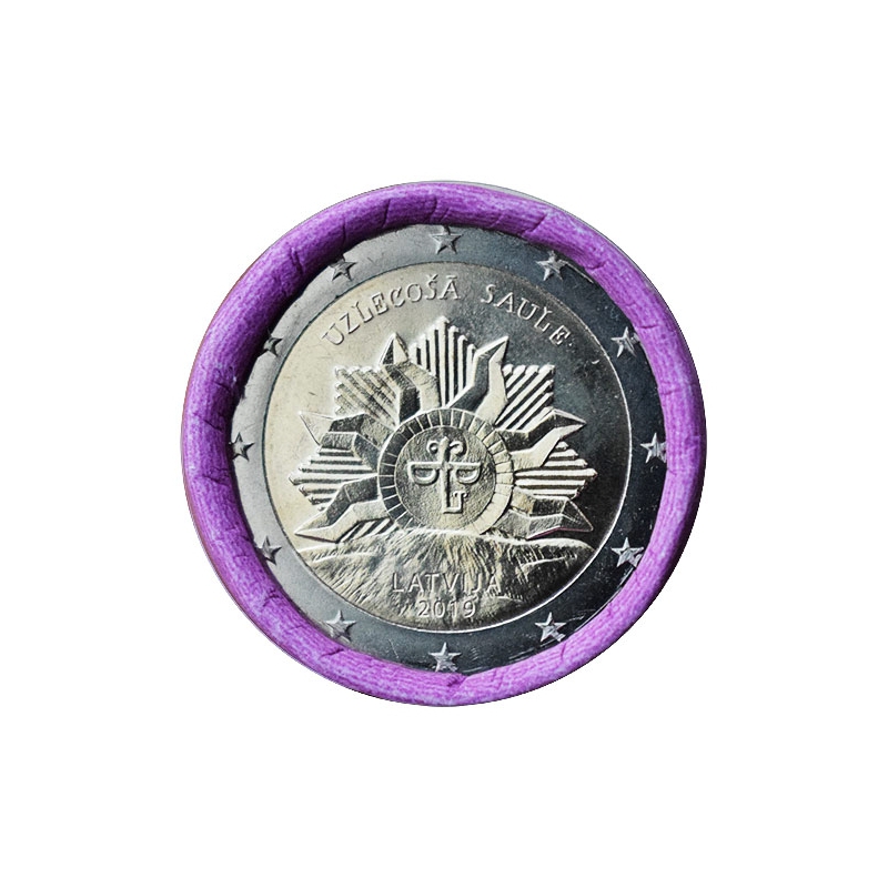 2 Euro / 2019 - Lotyšsko - Vychádzajúce slnko