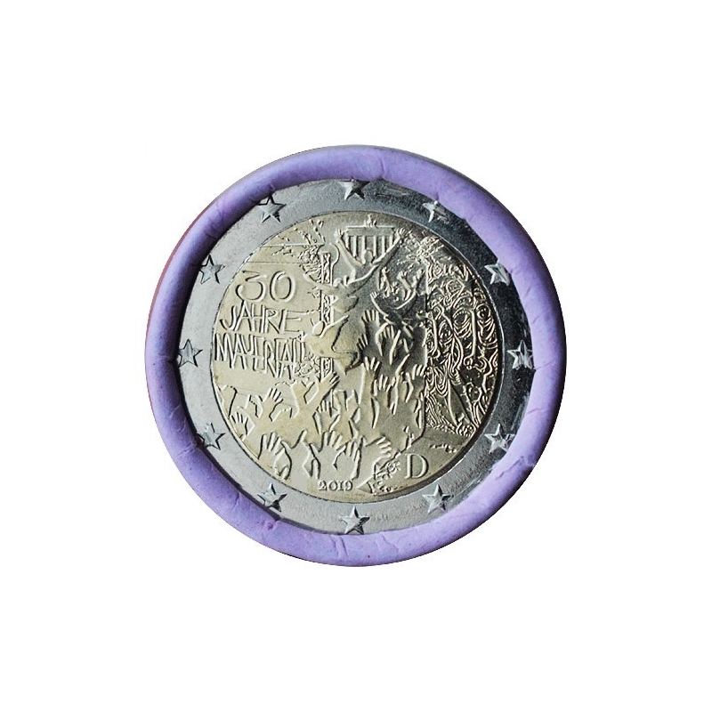 2 Euro /2019 - Nemecko - Pád Berlínskeho múru - "F"