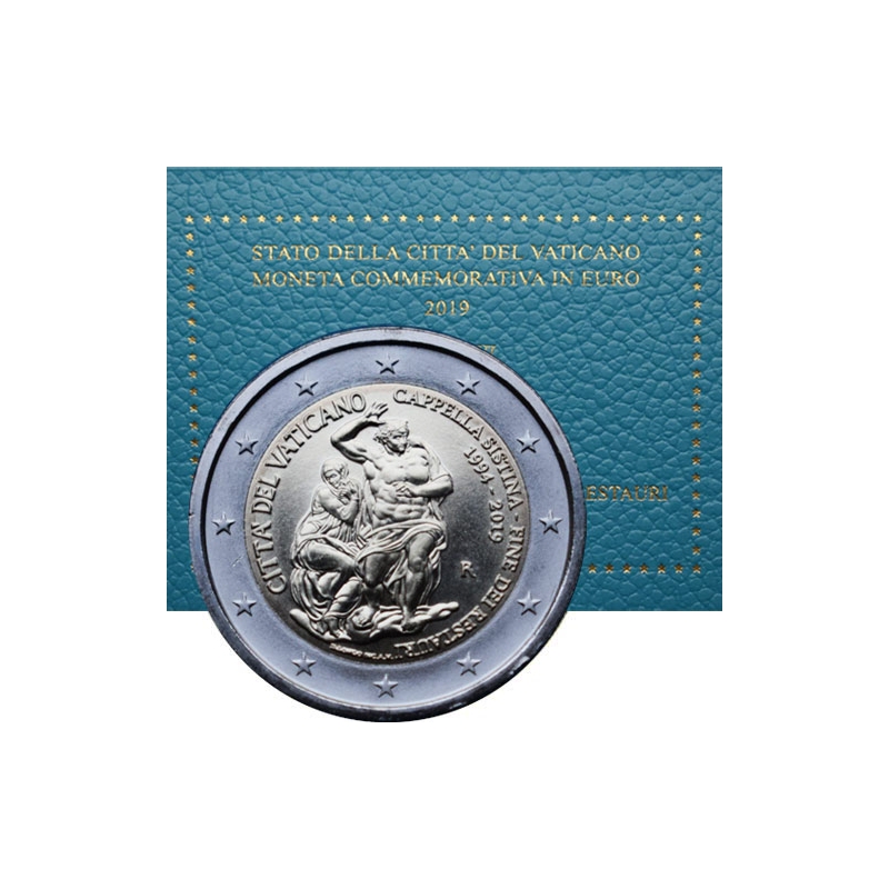 2 Euro / 2019 - Vatikán - Sixtínska kaplnka