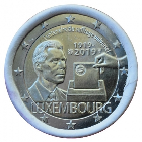 2 Euro / 2019 - Luxembursko - Volebné právo