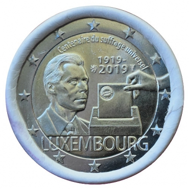 2 Euro / 2019 - Luxembourg - Universal Suffrage