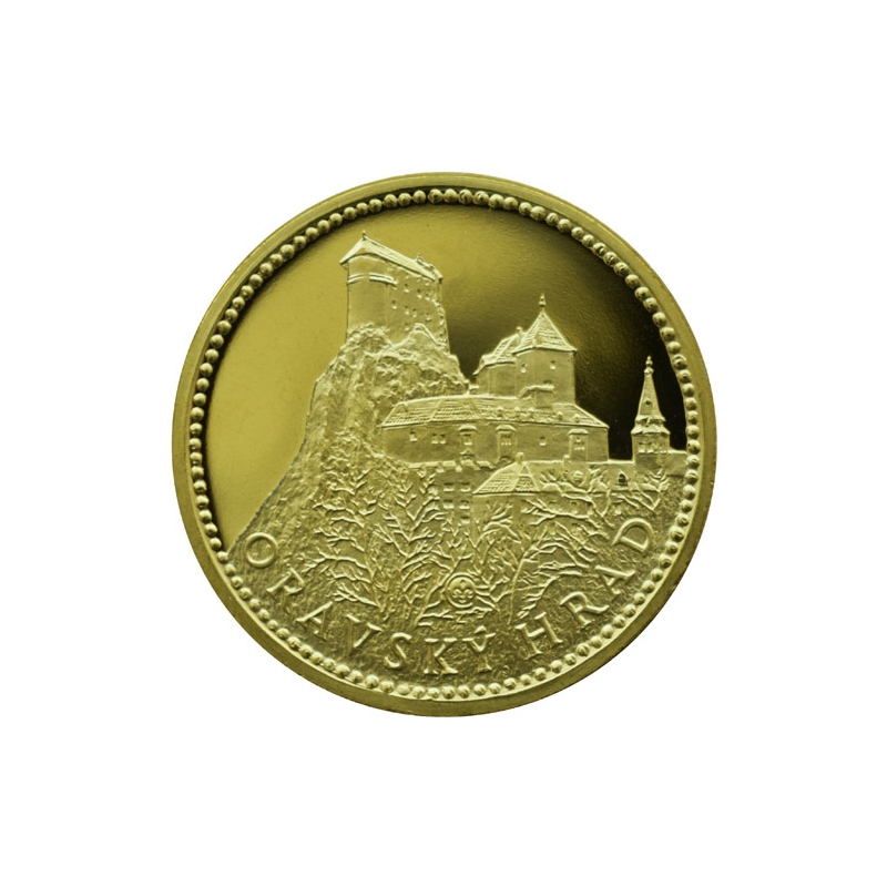 Mosadzná medaila Oravský hrad - Lesk