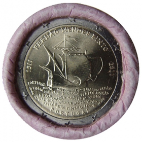 2 Euro Portugalsko 2011 - Objaviteľ Fernão Mendes Pinto