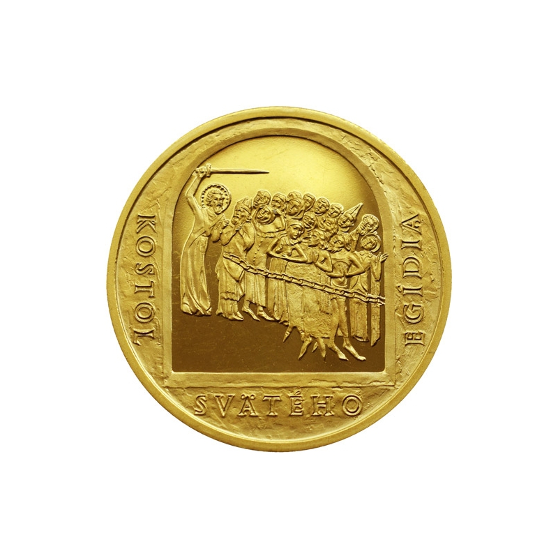 Mosadzná medaila Poprad - lesk