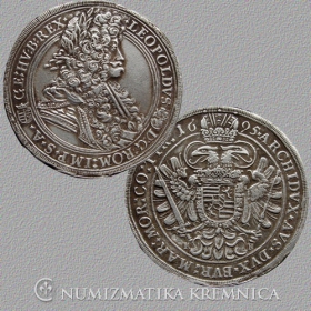 Silver replica of tolar Leopold I. - r. 1695