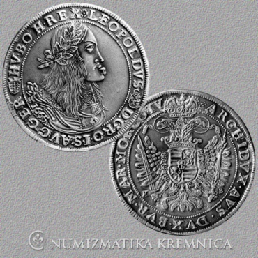 Silver replica of tolar Leopolda I. - r. 1665