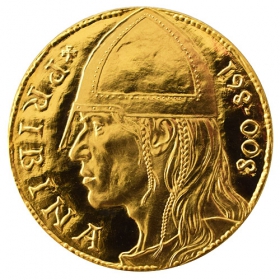 Zlatá medaila Nitrianske knieža Pribina (1-dukát)