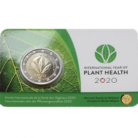 2 Euro Belgicko "FR/D" 2020 - Zdravie rastlín