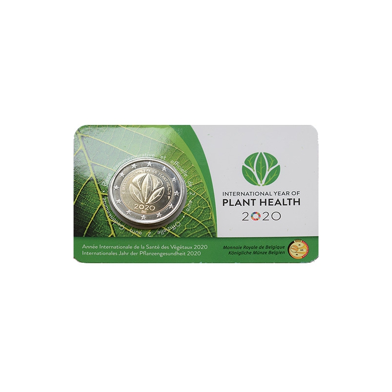 2 Euro Belgicko "FR/D" 2020 - Zdravie rastlín