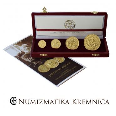 Set of awarded designs for Czechoslovak ducats from 1923 by the academic sculptor Jaroslav Bruha