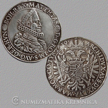 Silver replica of tolar Mathias II.