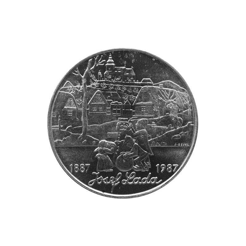 500 Kčs 1987 - Josef Lada, bežná kvalita