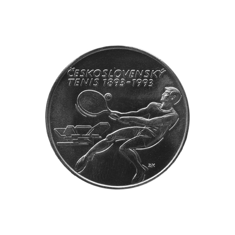500 Kčs 1993 Československý tenis, bežná kvalita
