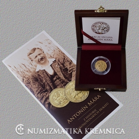 Zlatý dukát Antonína Máry z roku 1923