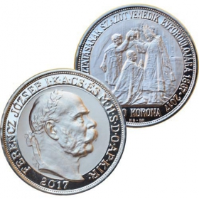 Platinová 100 Koruna - Korunovácia Františka Jozefa I.