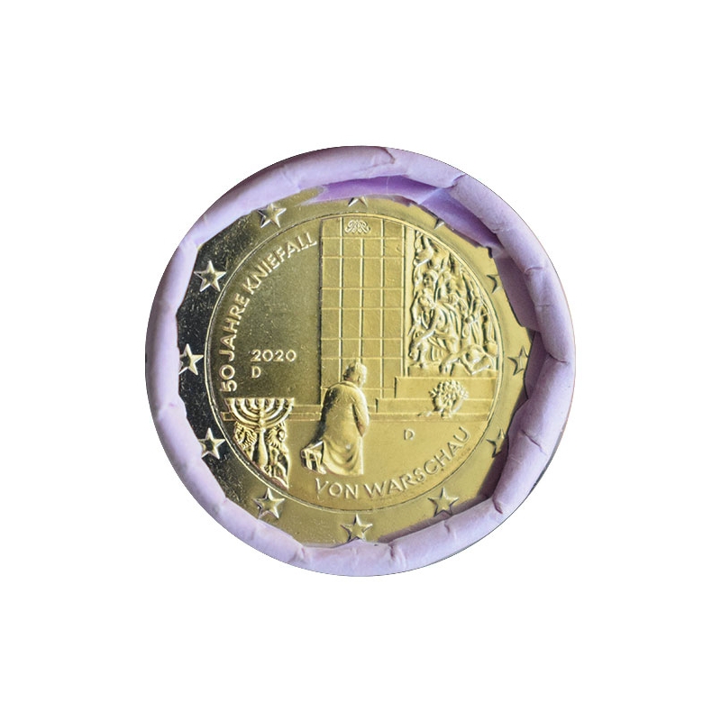 2 Euro Nemecko "D" 2020 - Pokľaknutie vo Varšave
