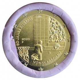 2 Euro Germany &quot;F&quot; 2020 - Warsaw genuflection