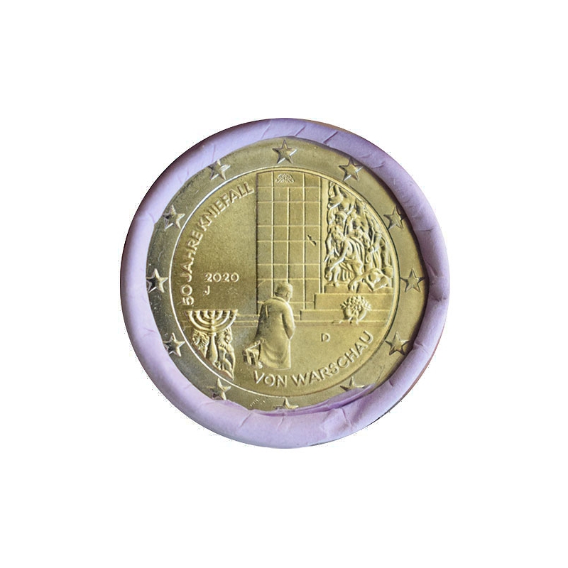 2 Euro Nemecko "J" 2020 - Pokľaknutie vo Varšave