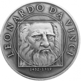 Medaila Leonardo da Vinci - Patina