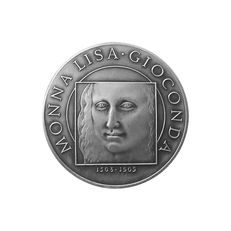 Medal Leonardo da Vinci - Patinated