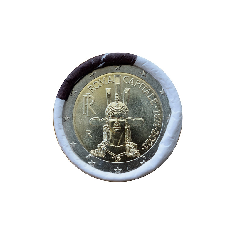 2 Euro Taliansko 2021 - Rím, hlavné mesto Talianska